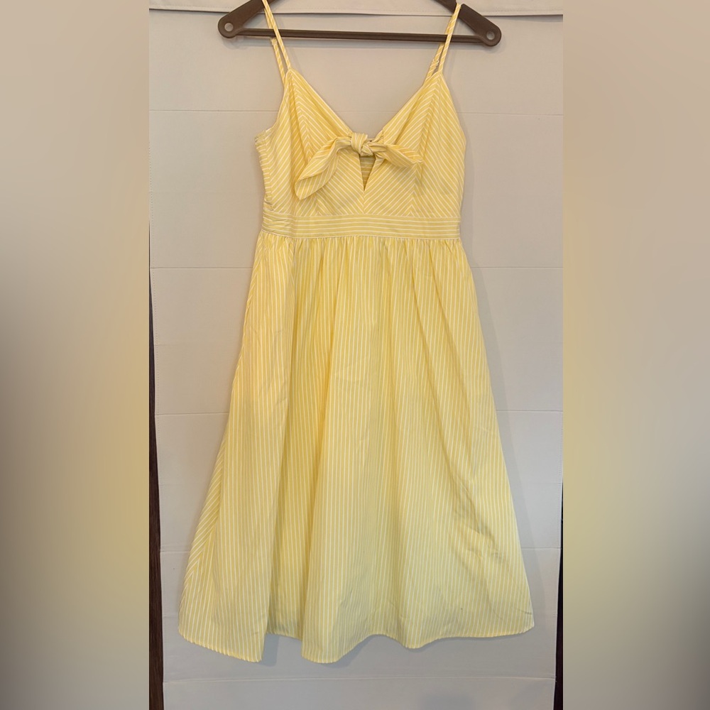 Lulu's Sunny Yellow Midi Dress